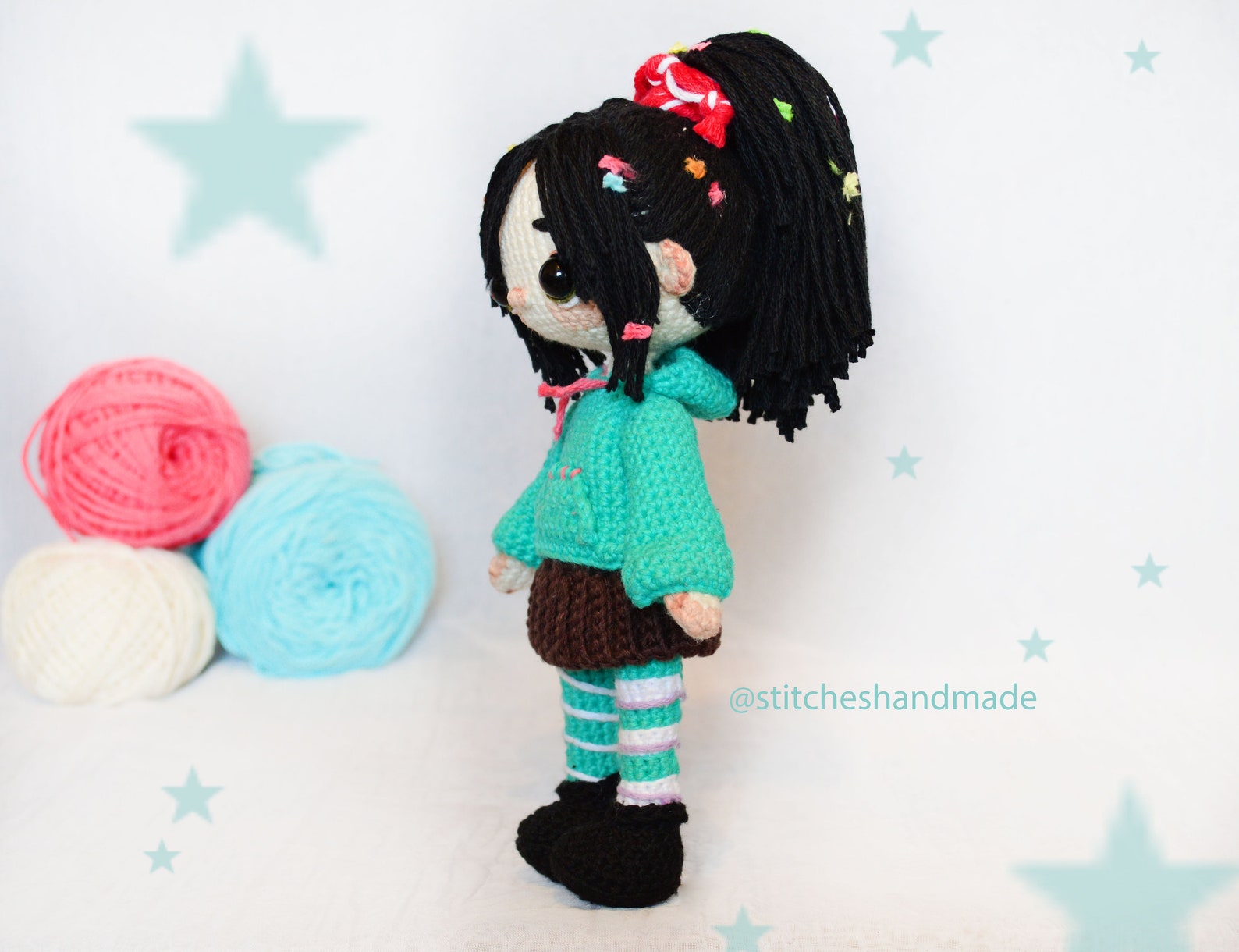 PDF Pattern / Vanellope - Wreck It Ralph / Digital File - Etsy