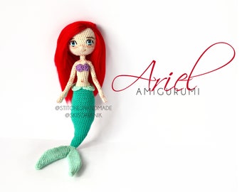 The Little Mermaid Amigurumi - PDF Pattern