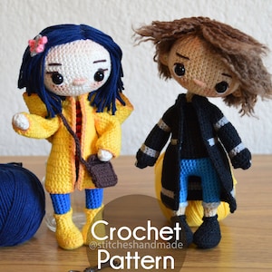 PDF Patterns / Coraline and Wybie amigurumi / Digital File