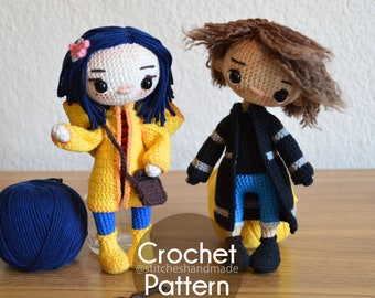 PDF Patterns / Coraline and Wybie amigurumi / Digital File