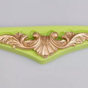 Scroll silicone mold, baroque silicone mold DIY mold sugarcraft