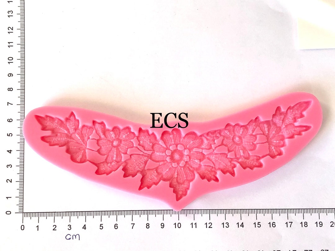 Flower Lace Swag Silicone Mold Sugarcraft Fondant Clay Mold, Leaf Mold, Lace Mold Etsy