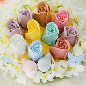 Rose bud Silicone Mold, Rose flower,  Rosebud mold, Bouquet of roses, Soap Molds, Clay Resin, Chocolate Candle Mold