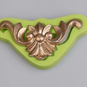 Baroque vintage silicone mold,
