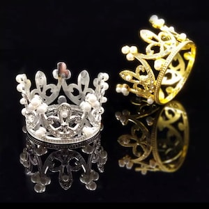 Gold crown topper, Silver crown cake topper, Crown cake topper, silver Crown, Baby photoshoot crown