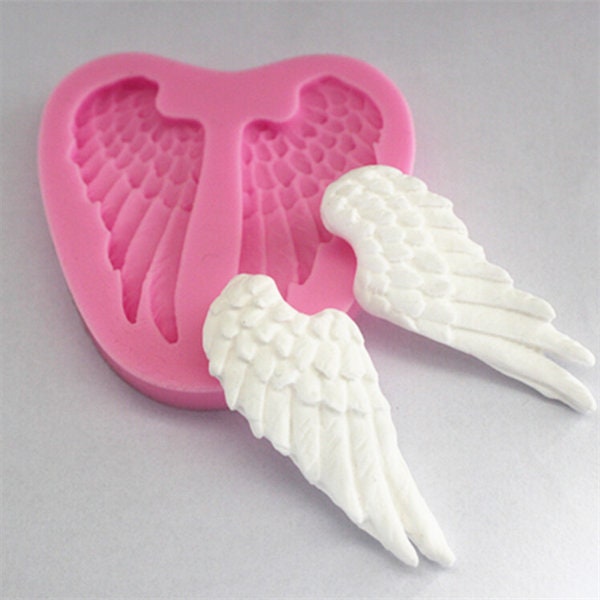 Angel wings fondant sugarcraft clay silicone mold