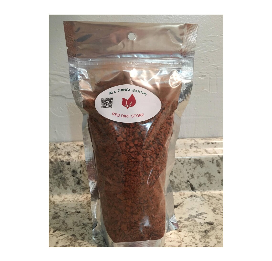 Red Clay Dirt 1 lbs of Earthy Chunks Dirt Edible Red Clay Etsy
