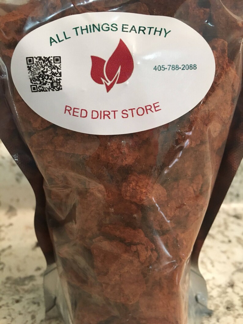 Red Clay Dirt 1 lbs of Earthy Chunks Dirt Edible Red Clay Etsy