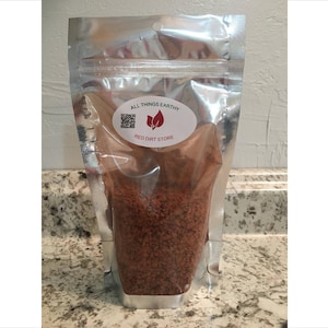 Oklahoma Red Clay Dirt: Medium Grade Edible Clay (1/2 lbs)