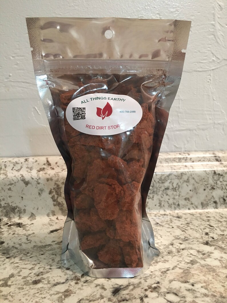 Red Clay Dirt 1 lbs of Earthy Chunks Dirt Edible Red Clay Etsy