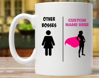 boss gift, boss gift for her, personalized boss gift, boss gift for women, gift for boss, boss mug, funny boss gift ideas, boss thank you