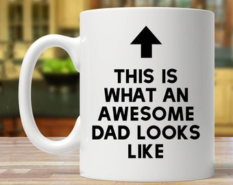 funny dad mug for him, dad gift, gift for dad, father's day, birthday present for dad, dad coffee mugs, father gift for men