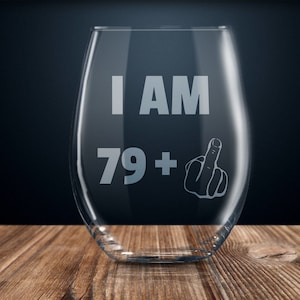 80th birthday gift, 80th birthday wine glass, 80th birthday party, 80th birthday present, eighty years old, 80th gift ideas, 80 year old