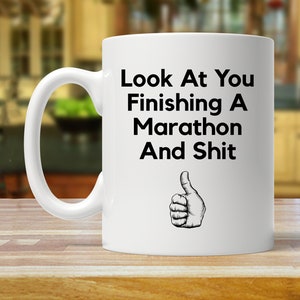 finishing marathon gift, gift for marathon, marathon mug, funny marathon gift, funny marathon mug, marathon congratulations