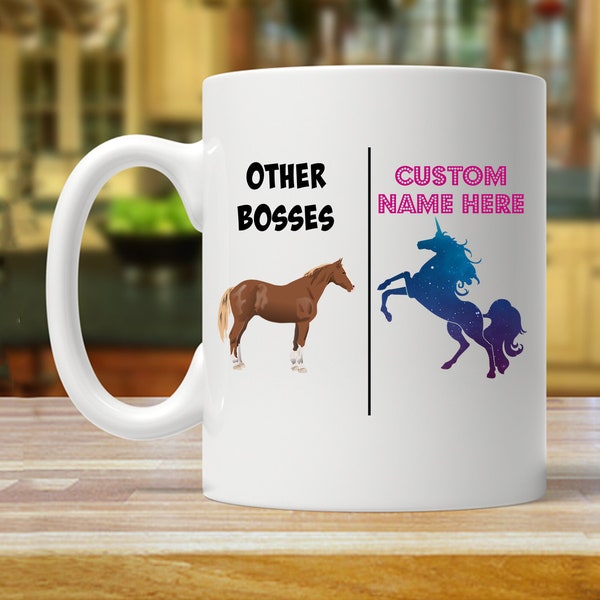 boss gift, gift for boss, boss mug, unicorn boss mug, personalized boss gift, boss gift ideas, boss coffee mugs, boss thank you