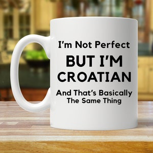 Croatia gift, gift for Croatian, Croatia gifts, Croatia pride, Croatia flag, i love Croatia, Croatia coffee mug, Croatian present