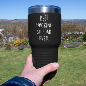 funny gift for stepdad, fathers day tumbler, stepdad tumbler, stepdad travel mug, funny stepdad gift ideas, stepdad gift, best stepdad ever