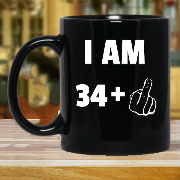 35th birthday gift, 35th birthday gifts for women and men, 35th birthday mug, funny 35 year old, thirty five year party mugs, 35 years old