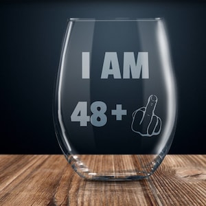 49th birthday gift, 49th birthday wine glass, 49th birthday party, 49th birthday present, forty nine years, 49th gag gift ideas, 49 year old