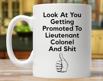 lieutenant colonel promotion, lieutenant colonel gift, Lt. Col gift, LTC gift, LtCol gift, lieutenant colonel gifts, lieutenant colonel mug