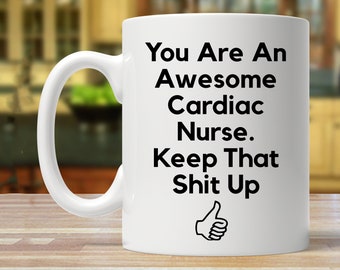 Tazza Da Caffè Per Infermiera 325ml 'You Are A Great Nurse', Bianca In Ceramica, Regalo Natale Compleanno