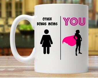 bonus moeder cadeau, bonus moeder geschenken, cadeau voor bonus moeder, bonus moeder mok, super bonus moeder, bonus moeder cadeau-ideeën, beste bonus moeder, bonus moeder mokken