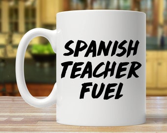 taza de profesor de español, regalo para profesor de español, regalo de profesor de español, regalos de profesor de español, taza de café de profesor de español, tazas de profesor de español