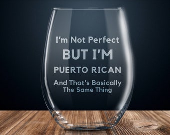 Puerto Rican gift, gift for Puerto Rican, Puerto Rican pride, Puerto Rican flag, Puerto Rican wine, proud Puerto Rican, i love Puerto Rico
