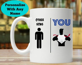 son gift, super son, best son ever gift for son, son mug, funny son gift, funny son mug, son birthday present, son gift ideas, son cup