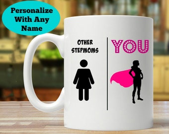 stepmom gift, gift for stepmom, stepmom mug, stepmom gift, super stepmom, stepmother gift, stepmom gift ideas, stepmom coffee cup