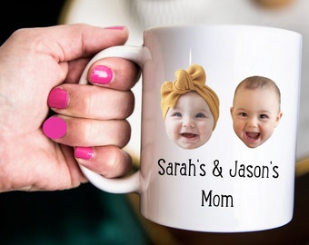 baby photo gift, Personalized photo gift, baby photo mug, custom child mug, kid face mug, Mothers Day Gift