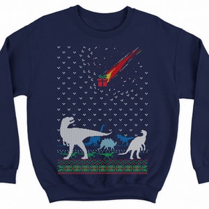 funny t-rex sweater for women and men, dinosaur Extinction Christmas sweater, Tyrannosaurus sweatshirt, dinosaur ugly Christmas sweater