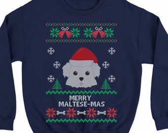 Ugly Xmas Sweater Party. Off Shoulder Happy Holidays Bitches Sweatshirt Plus Size Christmas Sweater for Women