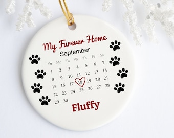 1481 Dog Ornament Personalized Dog Ornament Furever In Our Hearts Pet Loss Ornament Christmas Ornament Pet Memorial Ornament