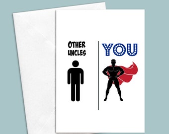 uncle birthday card etsy