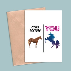 Doctor Greeting Card, Doctor Gift, Doctor Gifts For Women, Doctor Gift For Her, Funny Doctor Birthday Card, Medical School Gift