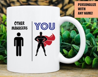 personalized manager gift, manager gift, manager mug