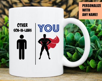 personalized son-in-law gift, son-in-law gift, son-in-law mug, son in law gift