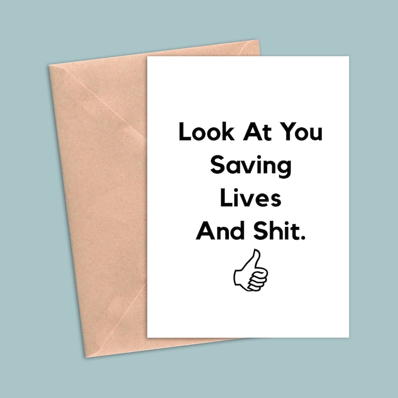 Paramedic Wedding Card Etsy
