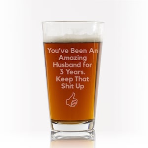 3rd anniversary gift, 3 year anniversary, 3rd anniversary gift for husband, 3 year anniversary gift for husband