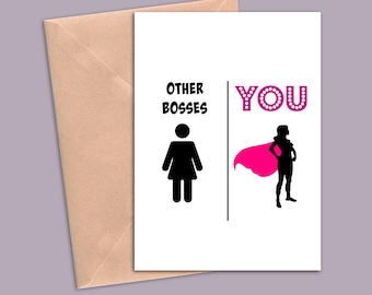 Boss Card, Card For Boss