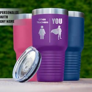 gift for teacher, personalized teacher gift ideas, teacher gift, teacher tumbler, best teacher ever, teacher travel mug for women