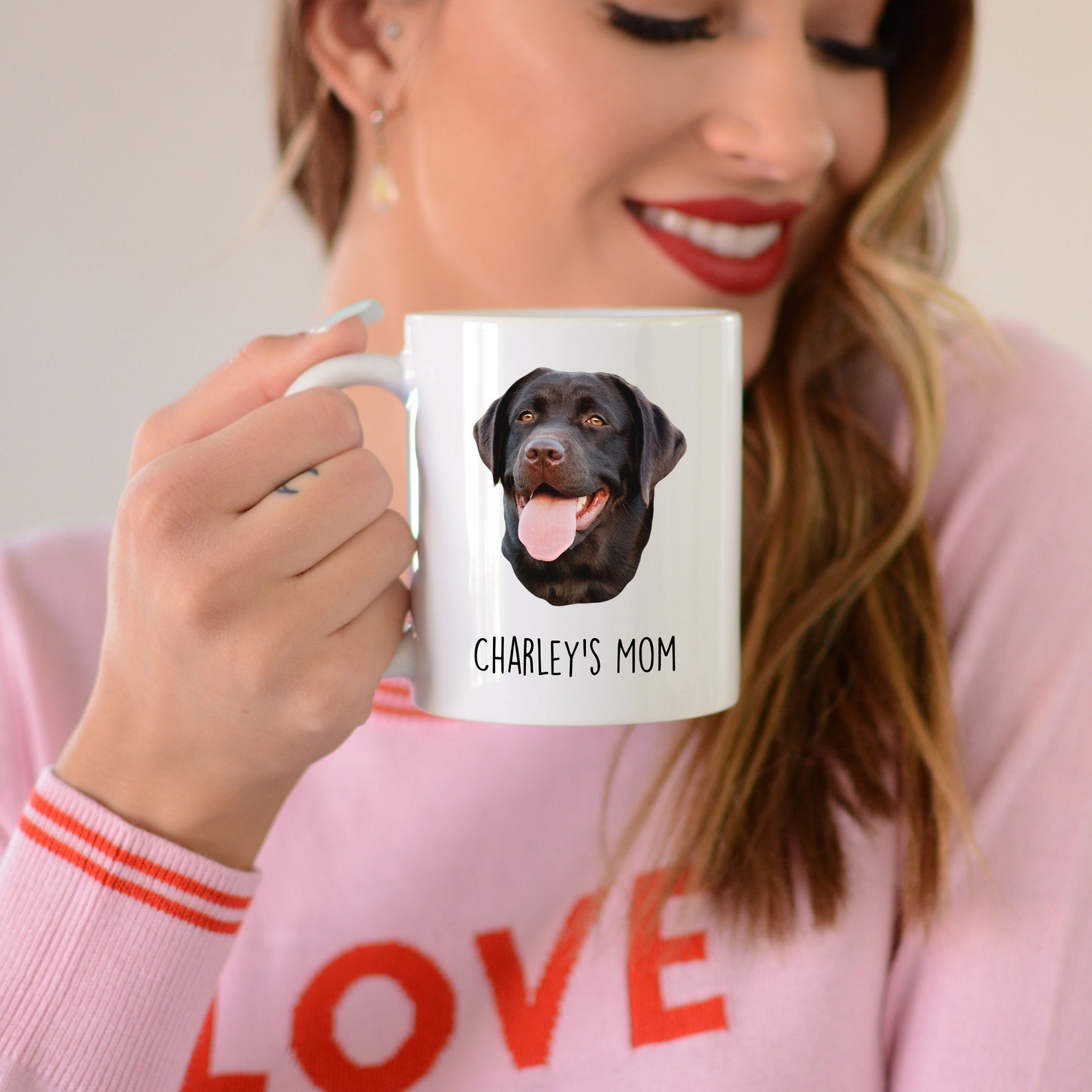 Personalized labrador mom gift labrador art labrador gift Etsy