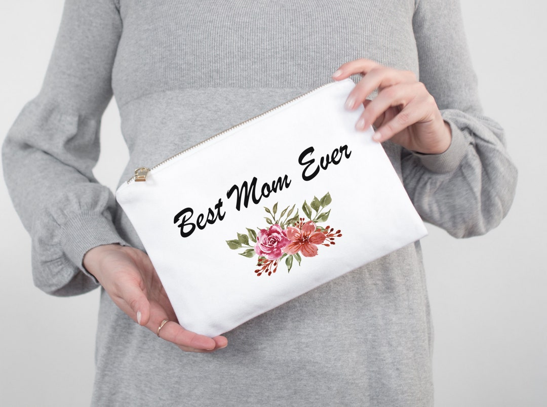 Best Mom Ever Gift for Mom Personalized Makeup Bag for Mom Etsy