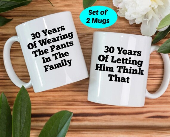 30th Anniversary 30th Wedding Anniversary 30 Year | Etsy
