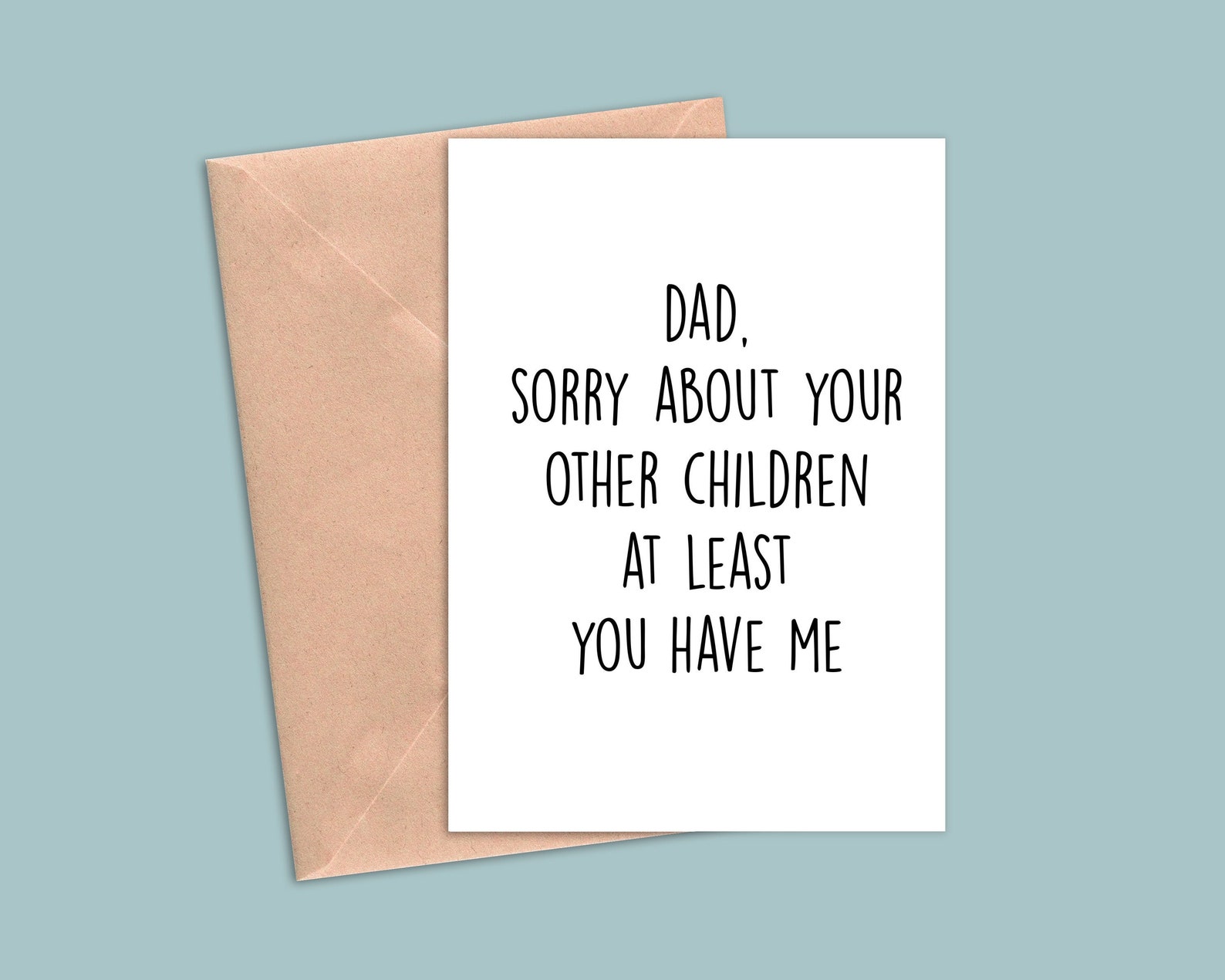 Funny Fathers Day Card From Son, Funny Fathers Day Card From Daughter ...