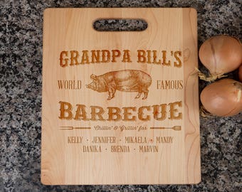 grandpa&#39;s kitchen, personalized grandpa&#39;s cutting board, gift for grandpa, grandpa gift, grandpa&#39;s cutting board, cutting board for grandpa