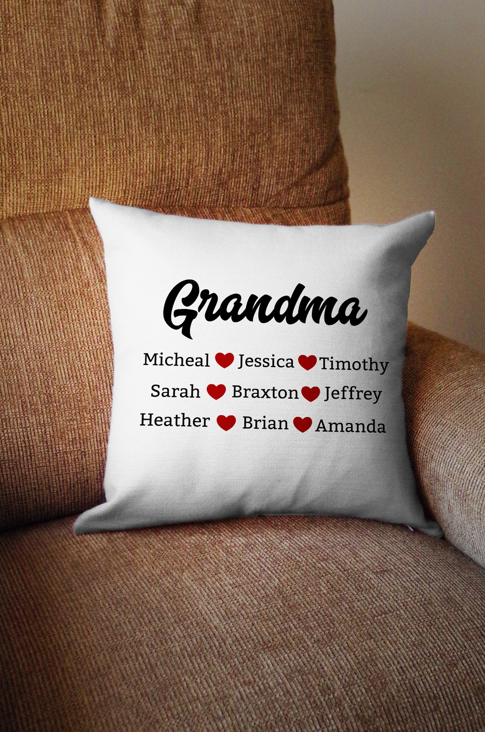 Personalized gift for grandma custom grandma pillow grandma Etsy