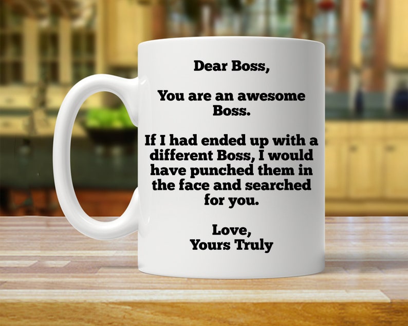 Boss Mug the Boss Mug Worlds Best Boss Mug Boss Coffee - Etsy