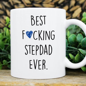 Funny Stepdad Coffee Mug, Novelty Gift image 1